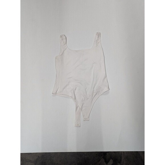 Banana Republic Large White Thong Bodysuit - Picture 2 of 7